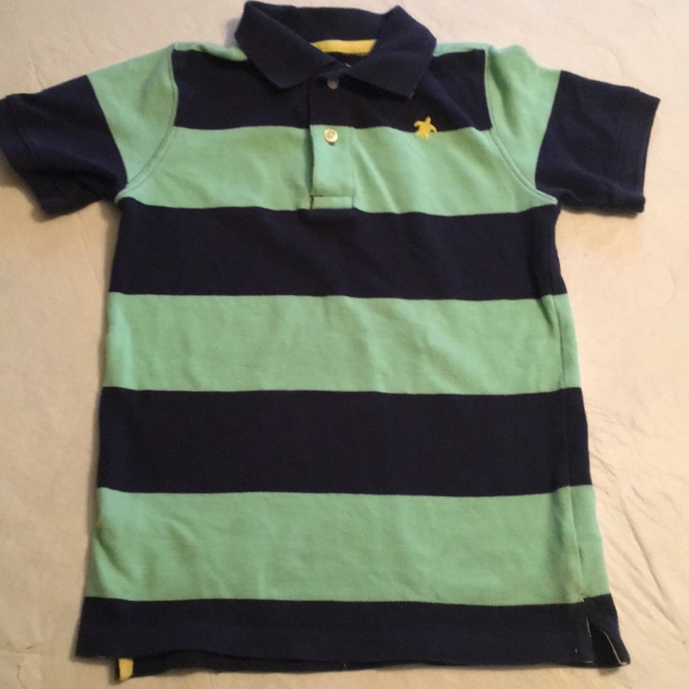 Boys Carters striped polo shirt